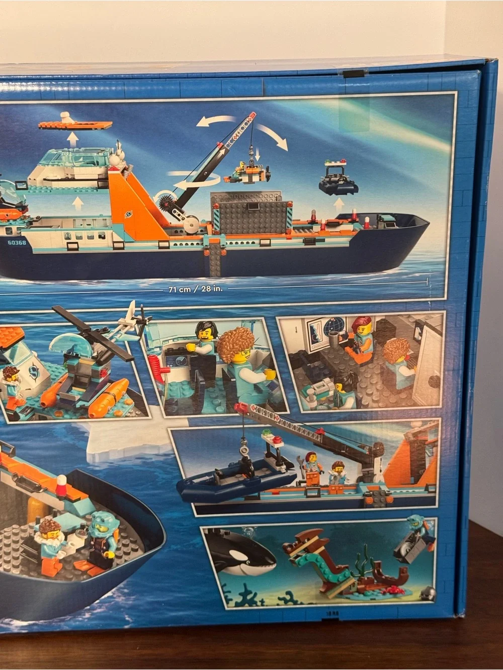 LEGO City 60368 Arctic Explorer Ship New Sealed 815-Piece Building Set